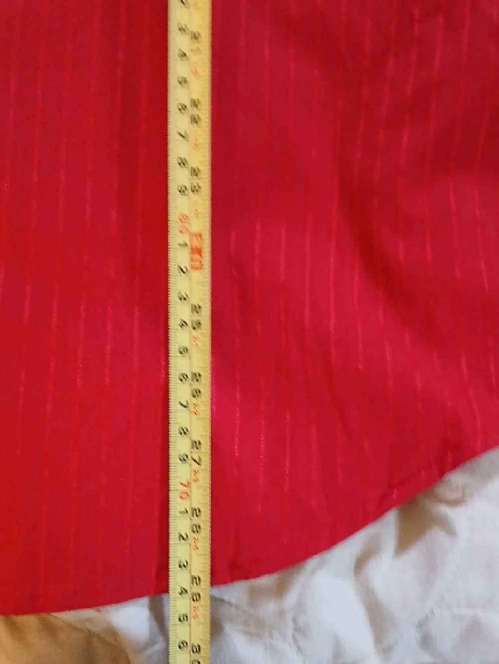 Apostrophe Red Button-Front Shirt - Picture 8 of 8